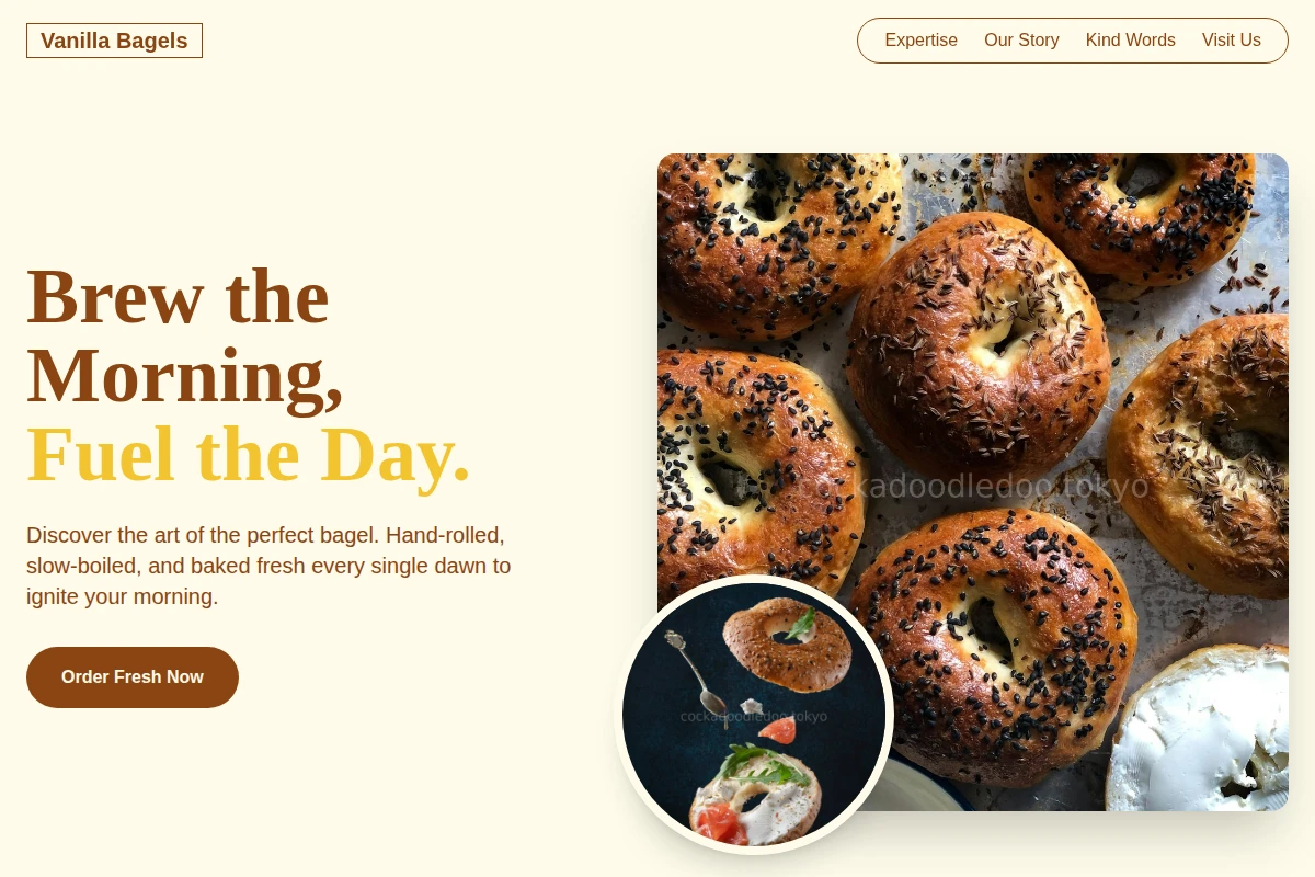 Vanilla Bagels